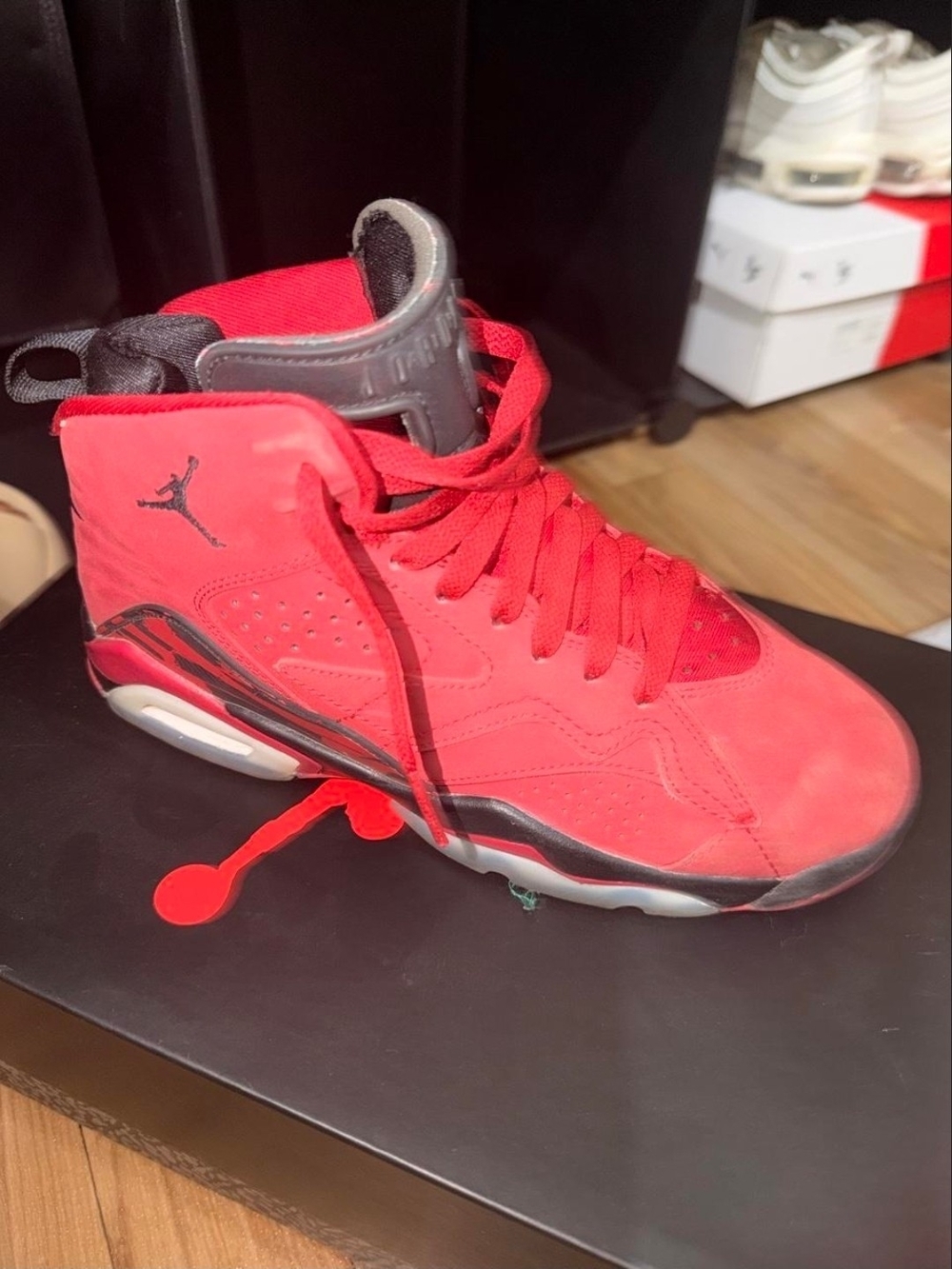 Jordan Kids' Red High-Top Sneakers